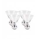 Glass Disco, 4 Piece Set