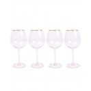 Glass Wine Goblet, 4 Piece Set