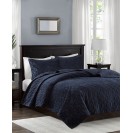 Quilted Velvet 3-Pc. Quilt Set