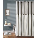 Linen Button 72" x 72" Shower Curtain