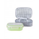 22 OZ Leakproof Lunch Box With Insulated Lunch Bag, Green