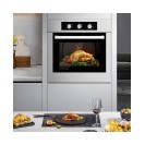 24'' Single Wall Oven 2.47Cu.ft Built-in Electric Oven 2300W w/ 5 Cooking Modes